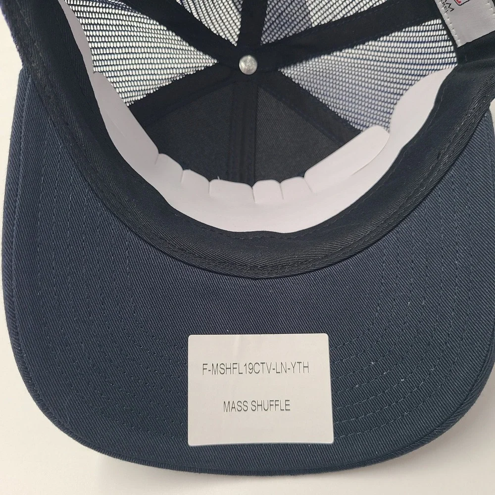 Youth New England Patriots Hat Adjustable Trucker Mesh NFL Team Apparel Blue NFL